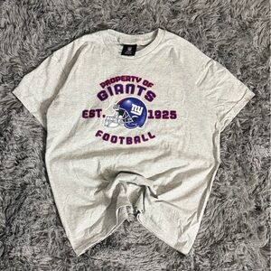 Vintage Reebok Gray Giants Football Tee